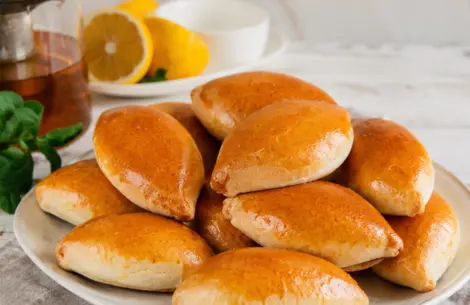 Рецепт пирожков с мясом на молоке