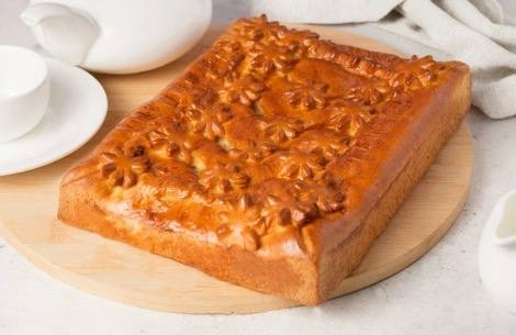 Пирог с зеленым луком и яйцом 700 гр