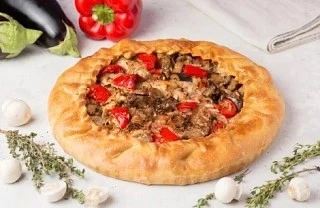 Пирог пикантный с дымком