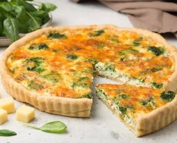 Пирог с курицей и шпинатом