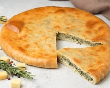 Осетинский пирог с картофелем и сыром
