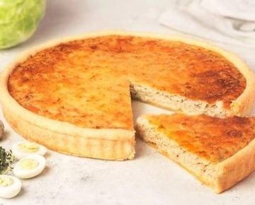 Пирог с капустой и яйцом