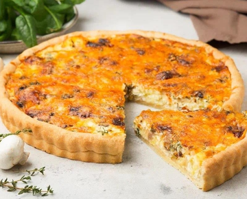 Пирог с грибами и картофелем